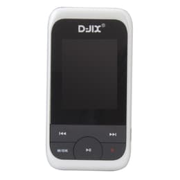 D-Jix M450-Silver MP3 & MP4 speler GB- Zilver
