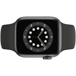 Apple Watch Series 6 (2020) GPS 40 mm - Aluminium Spacegrijs - Sportbandje Zwart
