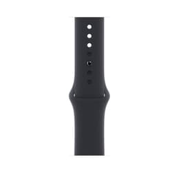 Apple Watch Series 7 (2021) GPS + Cellular 45 mm - Aluminium Blauw - Sportbandje Zwart