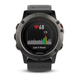 Horloges Cardio GPS Garmin Fēnix 5X Saphire - Zwart