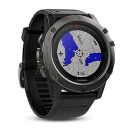 Horloges Garmin Cardio GPS Fēnix 5X Saphire - Zwart