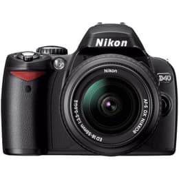 Reflex D40 - Zwart + Nikon AF-S DX Nikkor 18-55mm f/3.5-5.6G II f/3.5-5.6