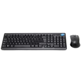 Simpletek Toetsenbord QWERTY Italiaans Draadloos Mouse + Keyboard with Stickers 1000 DPI 2.4G Nano reciever