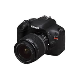 Spiegelreflexcamera - Canon EOS Rebel T2I Zwart + Lens Canon EF-S 18-55mm f/3.5-5.6 IS