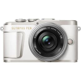 Hybride camera Pen E-PL9 - Wit/Grijs + Olympus M.Zuiko Digital 14-42mm f/3.5-5.6 II R f/3.5-5.6