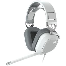 HS80 geluidsdemper gaming Hoofdtelefoon - bedraad + draadloos microfoon Wit
