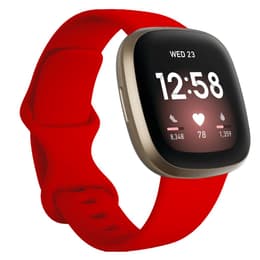 Horloges Fitbit Cardio GPS Versa 3 - Rood