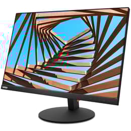 25-inch Lenovo ThinkVision T25D-10 1920 x 1200 LCD Beeldscherm Zwart