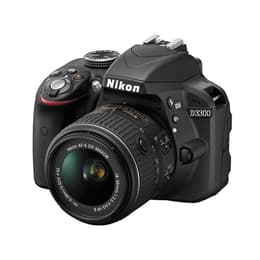 Reflex D3300 - Zwart + Nikon AF-S DX Nikkor 55-200mm f/4-5.6G ED f/4-5.6