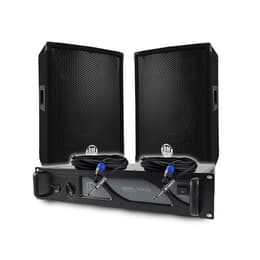 Pack Sono DJ BM SONIC Amplificateur BMS1000 1000W, Paire d'Enceintes Passives BMS08 2x300W, Câbles, Sonorisation PRO PA speaker