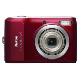 Compactcamera Nikon Coolpix L20 - Rood + Lens Nikon 38-136mm f/3.1-6.7