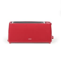Broodrooster Livoo DOD168N 1 sleuven - Rood