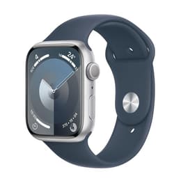 Apple Watch () 2023 GPS 45 mm - Aluminium Grijs - Sportbandje Blauw