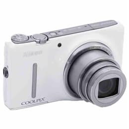 Compact - Nikon Coolpix S9400 - Wit + Nikon Nikkor 18X Wide Optical Zoom ED VR 25-450mm f/3.4-6.3