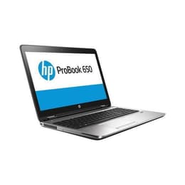 HP ProBook 650 G1 15" Core i3 2.4 GHz - SSD 256 GB - 8GB QWERTY - Engels
