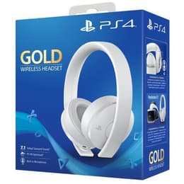 PlayStation Gold Wireless Headset gaming Hoofdtelefoon - wireless microfoon Wit