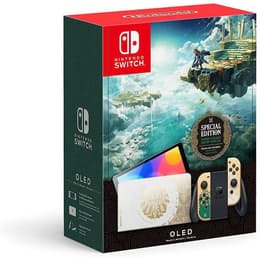 Switch OLED 64GB - Goud - Limited edition The Legend Of Zelda Tears Of The Kingdom + The Legend of Zelda: Tears of the Kingdom