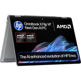 HP OmniBook X Flip 14" Ryzen AI 7 2 GHz - SSD 1 TB - 32GB QWERTY - Engels