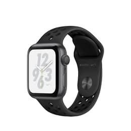 Apple Watch (Series 4) 2018 GPS 40 mm - Aluminium Zwart - Nike sport armband Zwart