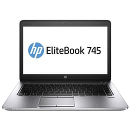 Hp EliteBook 745 G3 14" A10 1.8 GHz - SSD 256 GB - 8GB AZERTY - Frans