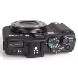 Compact - Canon PowerShot G15 - Zwart + Canon Zoom Lens 5x IS 25-300mm f/1.8-2.8