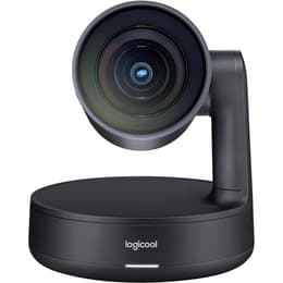 Logitech Modular video conferencing system with soundbar mics cables controller disply hub and table hub Webcam