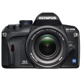 Spiegelreflexcamera E-450 - Zwart + Olympus M.Zuiko Digital ED 14-42mm f/3.5-5.6 EZ + M.Zuiko Digital ED 40-150mm f/4-5.6 R f/3.5-5.6 + f/4-5.6