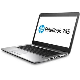 HP EliteBook 745 G4 14" A8 2.4 GHz - SSD 128 GB - 8GB QWERTY - Engels