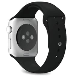Apple Watch (Series SE) 2020 GPS 40 mm - Aluminium Zilver - Sportbandje Zwart
