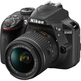 Reflex D3400 - Zwart + Nikon AF-P DX Nikkor 18-55mm f/3.5-5.6 G f/3.5-5.6