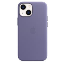 Apple Leren hoesje iPhone 13 Mini Leren hoesje - Leer Violet