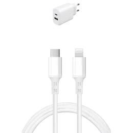 Kabel en Wandplug (USB-C + Lightning) 25W - WTK