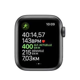 Apple Watch Series 5 (2019) GPS + Cellular 40 mm - Aluminium Spacegrijs - Sportbandje Zwart