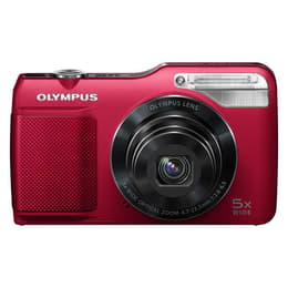 Compactcamera VG-170 - Rood + Olympus Olympus Wide Optical Zoom 26-130 mm f/2.8-6.5 f/2.8-6.5