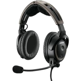 A20 Aviation Headset geluidsdemper Hoofdtelefoon - bedraad + draadloos microfoon Zwart