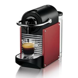 Espresso met capsules Compatibele Nespresso Magimix Pixie Carmine 0.7L - Rood/Zwart