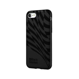 Back Market Hoesje iPhone 7/8/SE 2020/2022 en beschermend scherm - Gerecycled plastic - Zwart
