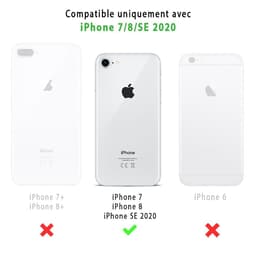 Back Market Hoesje iPhone 7/8/SE 2020/2022 en beschermend scherm - Gerecycled plastic -