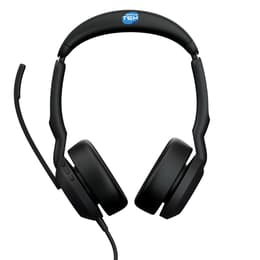 Evolve 2 50 geluidsdemper Hoofdtelefoon - bedraad + draadloos microfoon Zwart