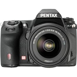 Spiegelreflex - Pentax K7 Zwart + Lens SMC Pentax-DA 18-55 mm f/3.5-5.6 AL