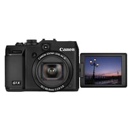 Hybride camera - Canon PowerShot G1X Zwart + Lens Canon Zoom 3X 24-72mm f/2.8-5.6