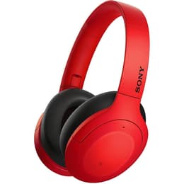 WH-H910N geluidsdemper Hoofdtelefoon - bedraad + draadloos microfoon Rood