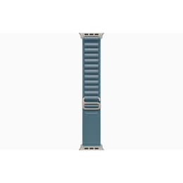 Apple Watch Ultra 3 (2025) GPS + Cellular 49 mm - Titanium Naturel - Alpine-bandje Blauw