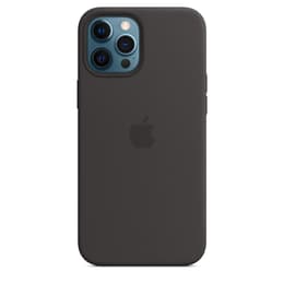 Apple Siliconenhoesje iPhone 12 Pro Max Siliconenhoesje - Silicone Zwart