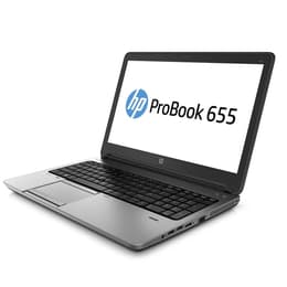 HP ProBook 655 G1 15" A10 2.3 GHz - SSD 512 GB - 8GB QWERTY - Engels