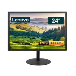 24-inch Lenovo ThinkVision T2454P 1920 x 1200 LCD Beeldscherm Zwart