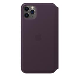 Apple Folio Hoesje iPhone 11 Pro Max Folio Hoesje - Leer Aubergine