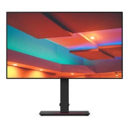 27-inch Lenovo ThinkVision P27Q-20 2560 x 1440 LED Beeldscherm Zwart