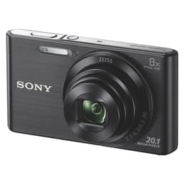 Compactcamera Cyber-shot DSC-W830 - Zwart + Sony Zeiss Vario-Tessar 4.5-36mm f/3.3-6.3 f/3.3-6.3