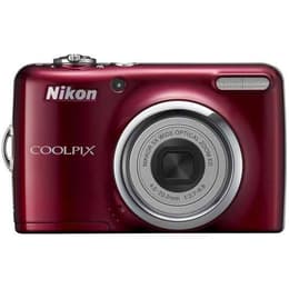 Compactcamera Coolpix L23 - Rood + Nikon Nikkor 5x Wide Optical Zoom ED 28-140mm f/2.7-6.8 f/2.7-6.8